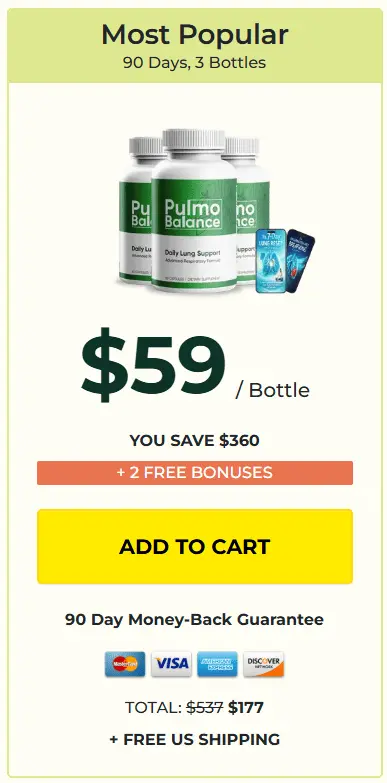pulmo balance 3 bottles price